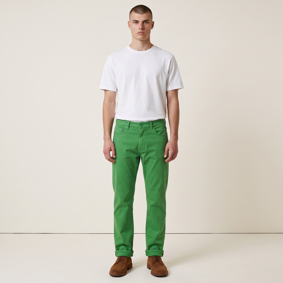 Chriss-Tians Men’s Corduroy Trousers – Relaxed Straight Leg Fit
