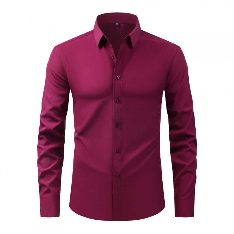 Chriss-Tians Men’s Stretch Business Shirt – Wrinkle-Resistant Non-Iron