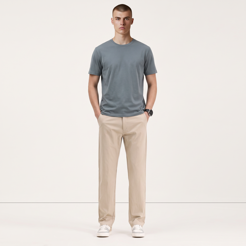 Chriss-Tians Men’s Casual Trousers – Relaxed Straight Leg Fit