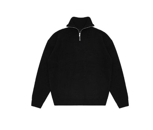 Chriss-Tians Men’s 100% Cotton Quarter Zip Jumper