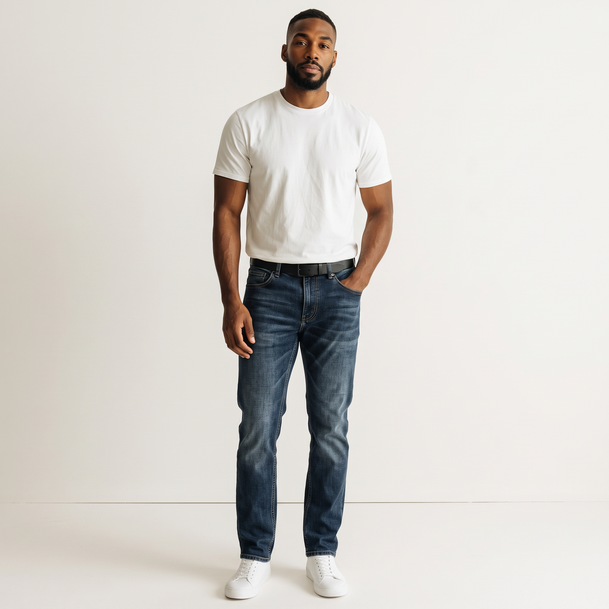 Chriss-Tians Men’s Stretch Jeans – Classic Business Casual Fit