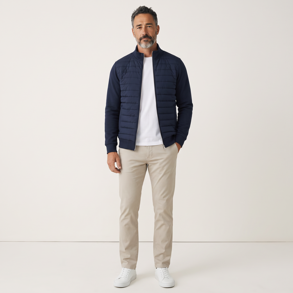 Chriss-Tians Men’s Warm Winter Jacket – High Collar Wind Resistant