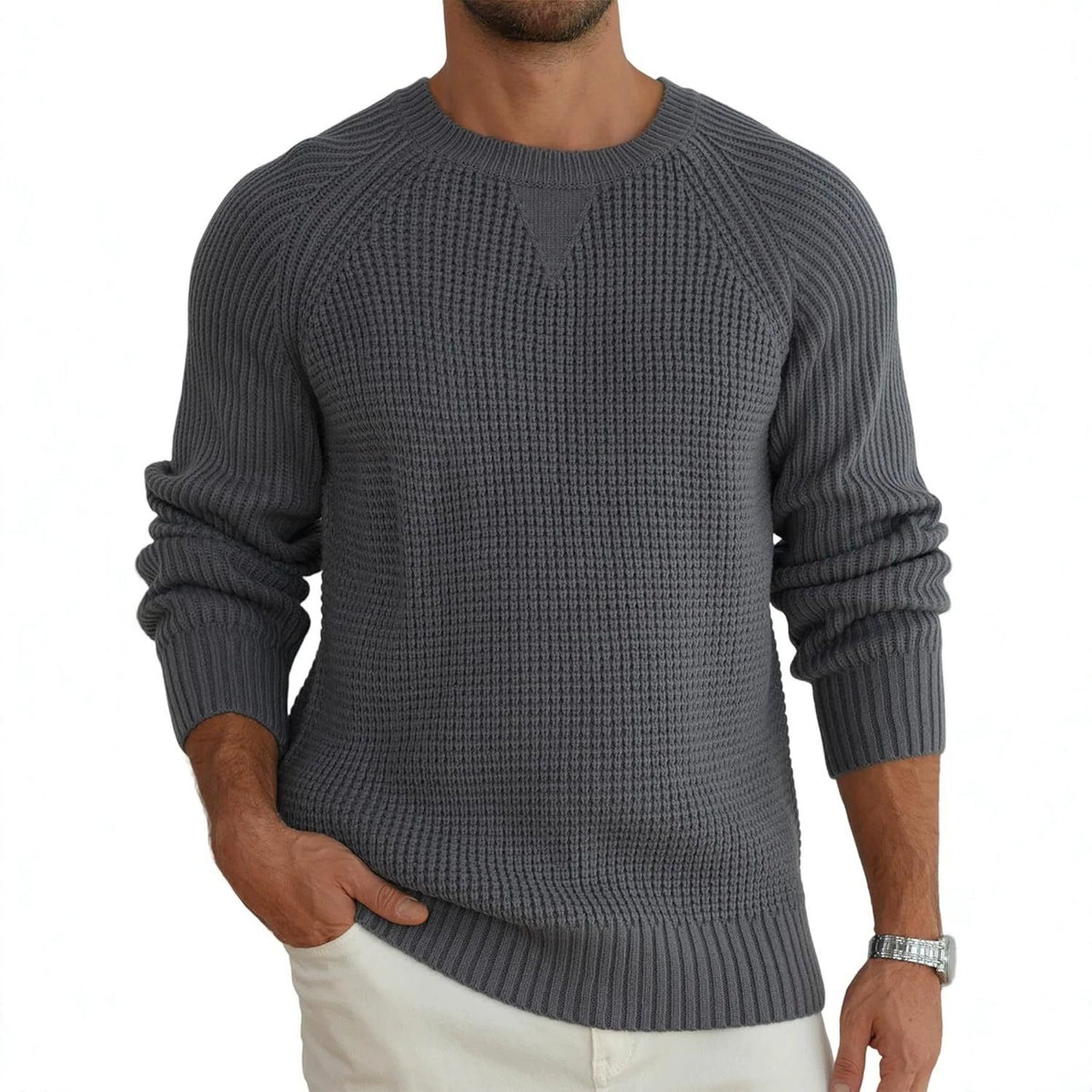 Chriss-Tians Men’s Crew Neck Sweater – Long Sleeve