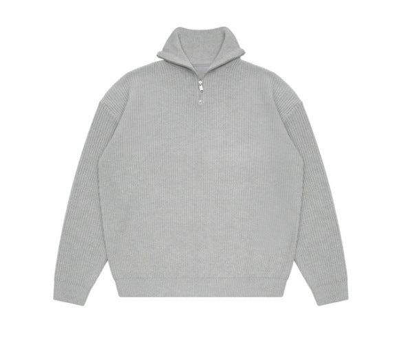 Chriss-Tians Men’s 100% Cotton Quarter Zip Jumper