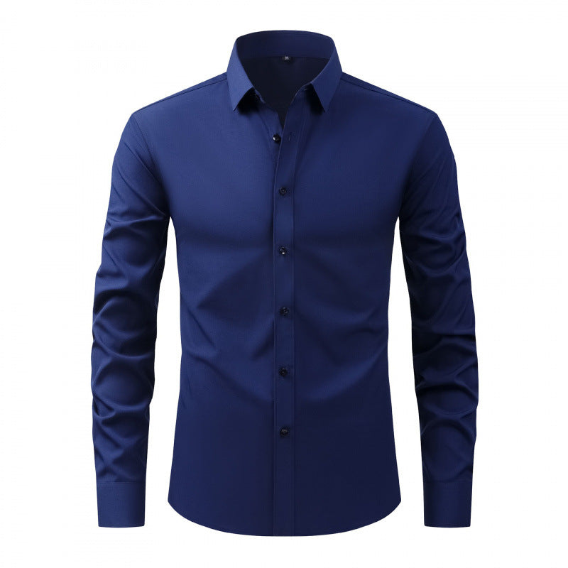 Chriss-Tians Men’s Stretch Business Shirt – Wrinkle-Resistant Non-Iron