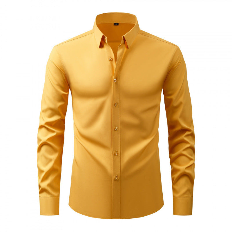 Chriss-Tians Men’s Stretch Business Shirt – Wrinkle-Resistant Non-Iron