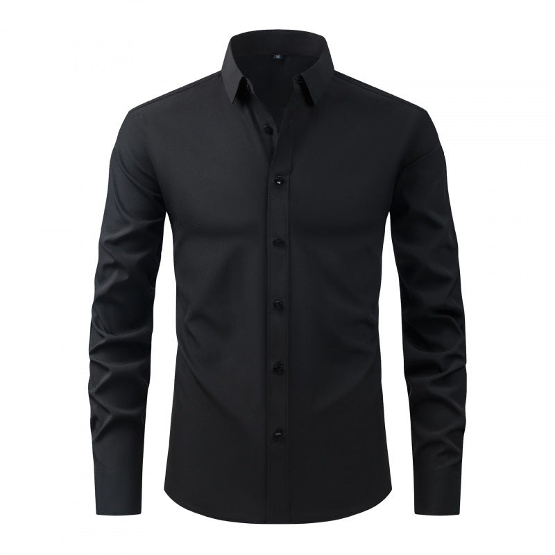 Chriss-Tians Men’s Stretch Business Shirt – Wrinkle-Resistant Non-Iron