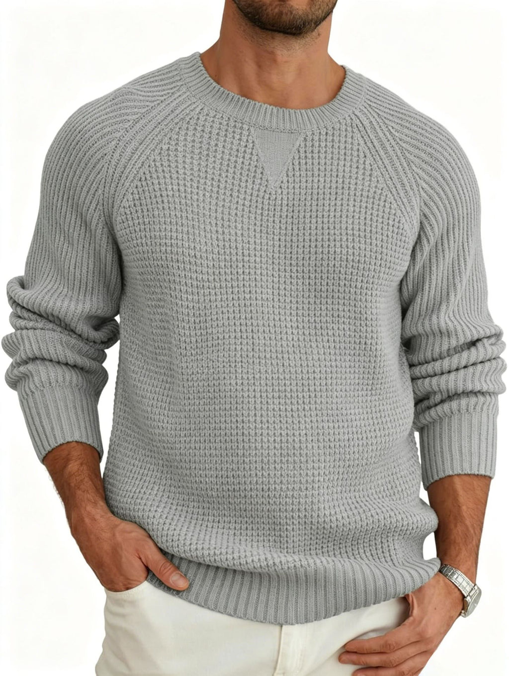 Chriss-Tians Men’s Crew Neck Sweater – Long Sleeve