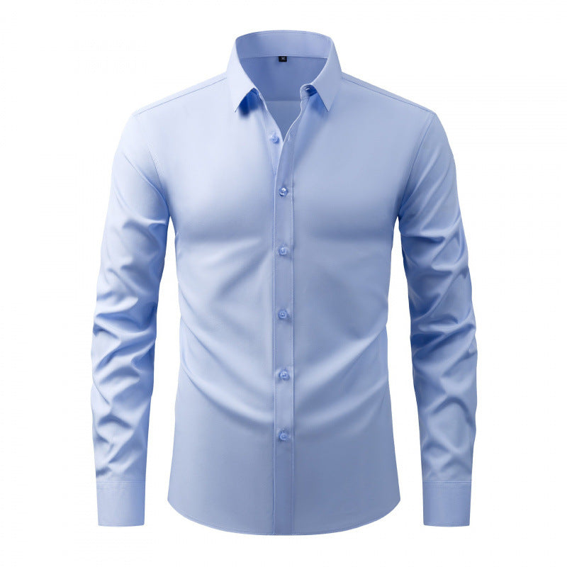 Chriss-Tians Men’s Stretch Business Shirt – Wrinkle-Resistant Non-Iron