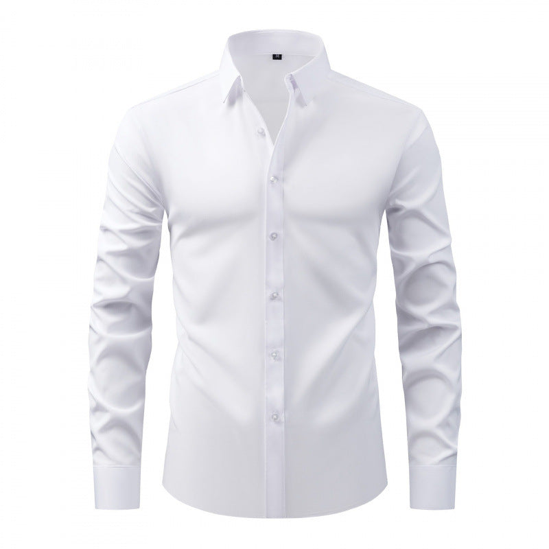 Chriss-Tians Men’s Stretch Business Shirt – Wrinkle-Resistant Non-Iron