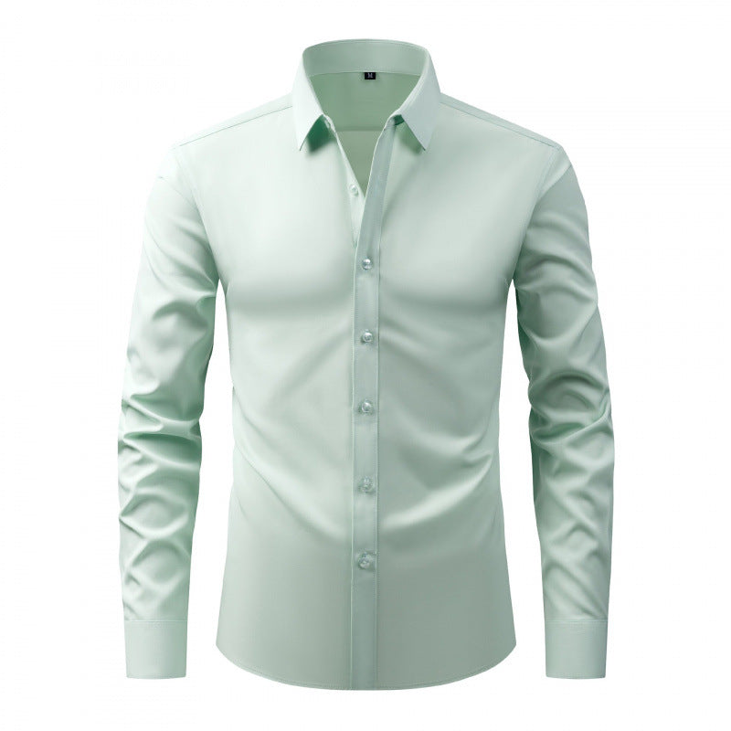 Chriss-Tians Men’s Stretch Business Shirt – Wrinkle-Resistant Non-Iron