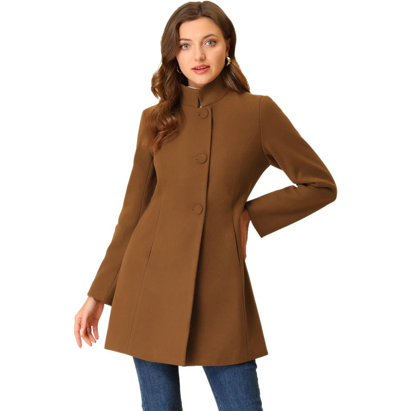 Chriss-Tians Women’s Slim Fit Coat – Classic 3-Button