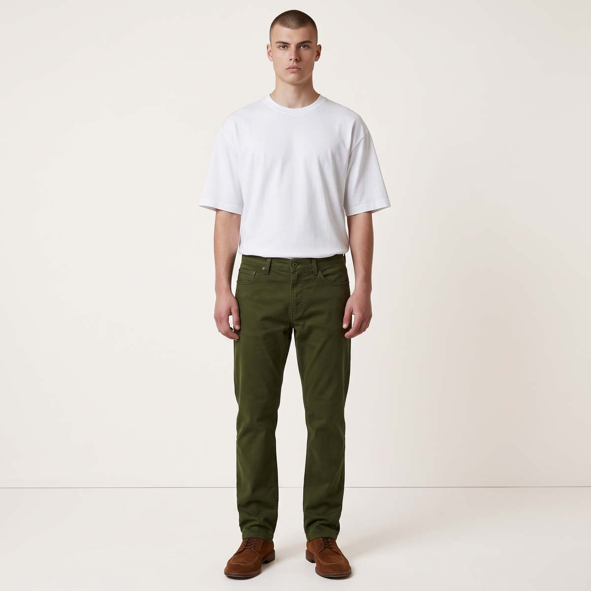 Chriss-Tians Men’s Corduroy Trousers – Relaxed Straight Leg Fit