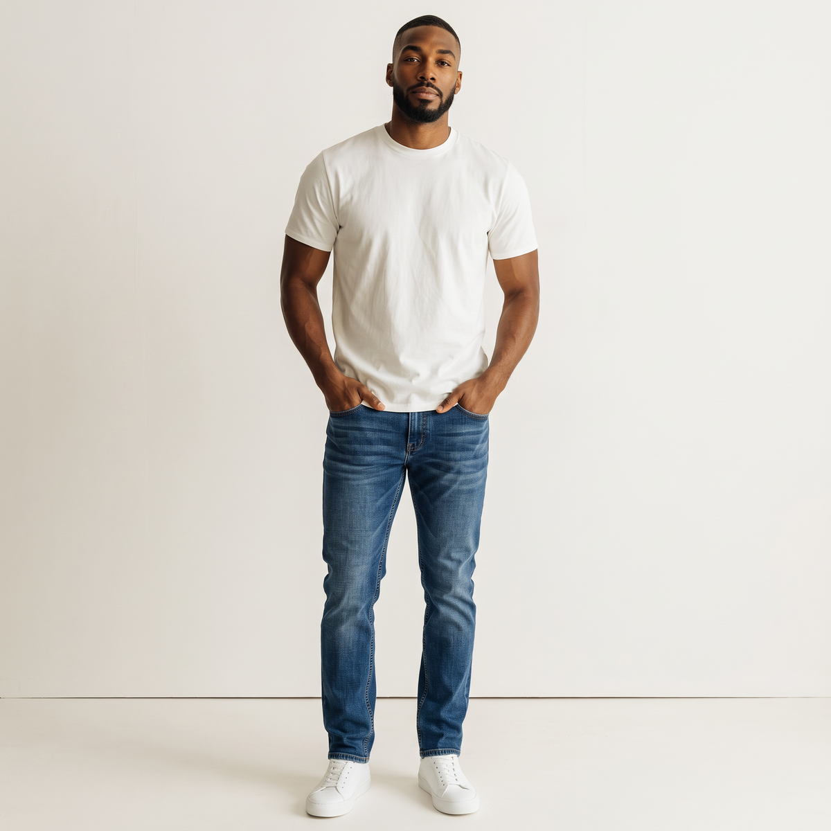 Chriss-Tians Men’s Stretch Jeans – Classic Business Casual Fit