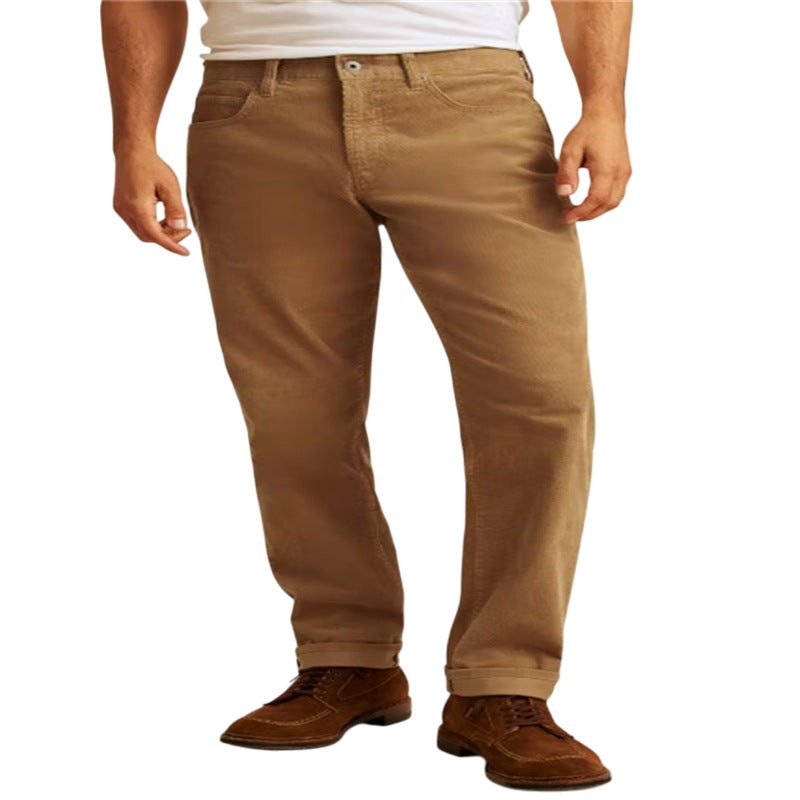 Chriss-Tians Men’s Corduroy Trousers – Relaxed Straight Leg Fit