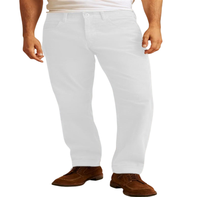 Chriss-Tians Men’s Corduroy Trousers – Relaxed Straight Leg Fit