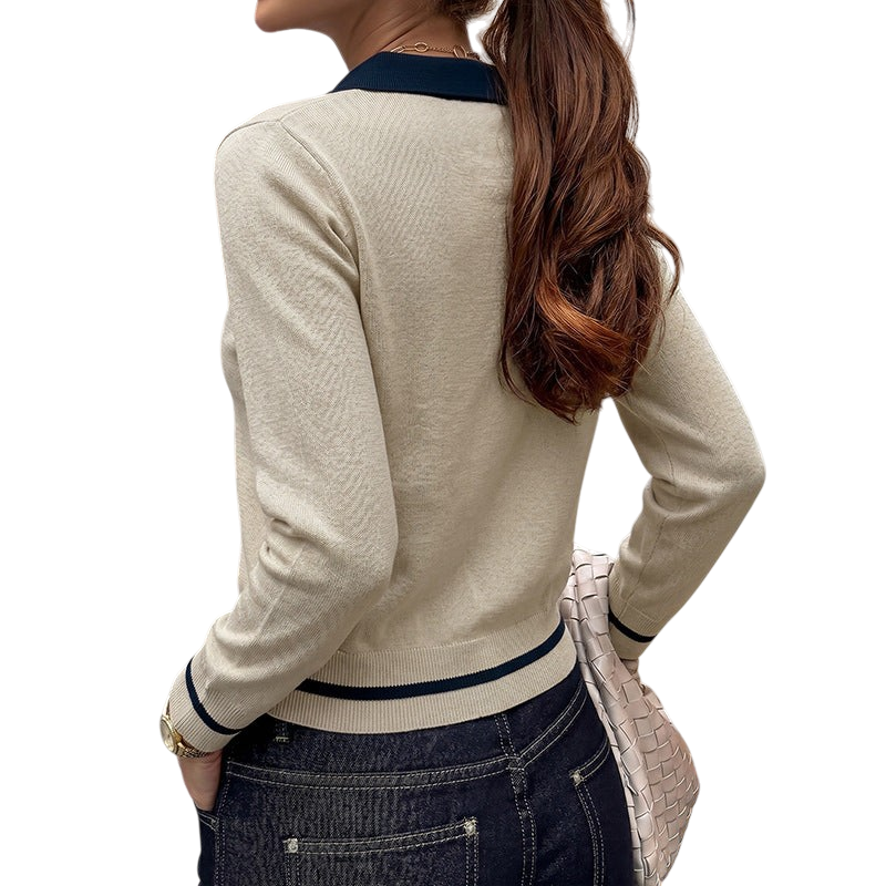 Chriss-Tians Women’s Knit Top Classic Long Sleeve Fit