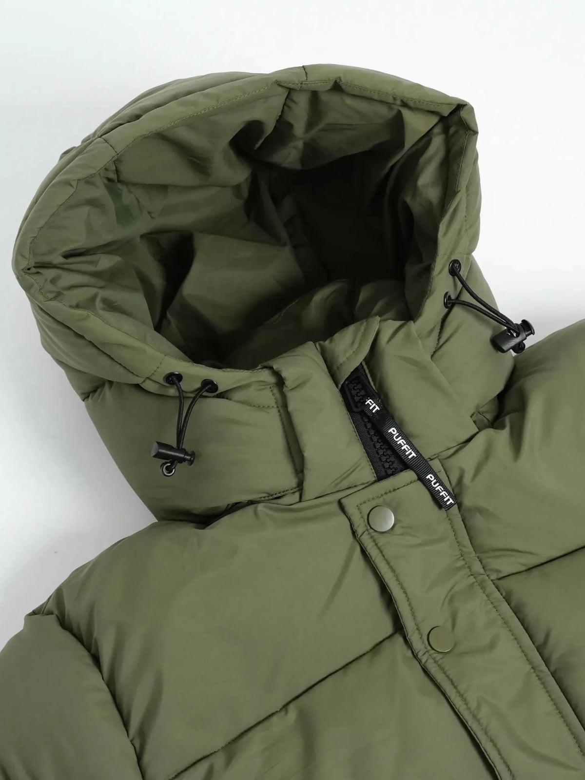 Chriss-Tians Men’s Warm Puffer Jacket – Detachable Hood Water-Repellent