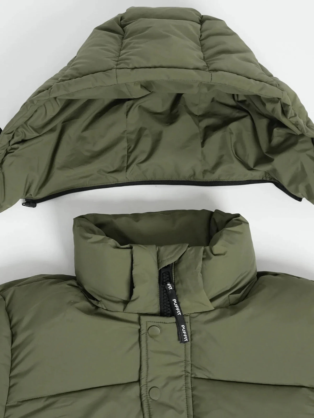 Chriss-Tians Men’s Warm Puffer Jacket – Detachable Hood Water-Repellent