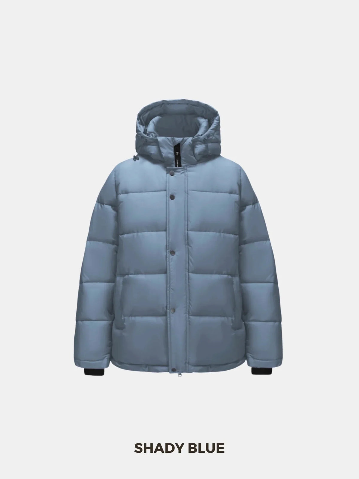 Chriss-Tians Men’s Warm Puffer Jacket – Detachable Hood Water-Repellent