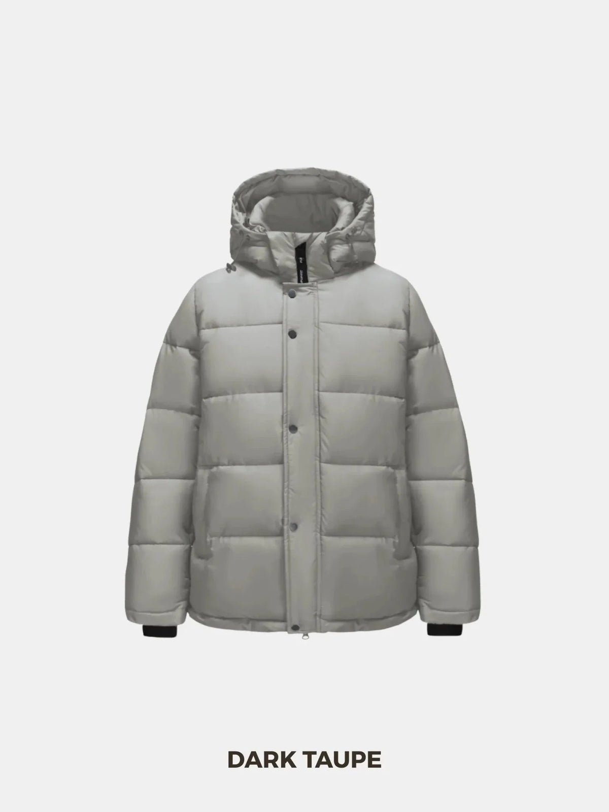 Chriss-Tians Men’s Warm Puffer Jacket – Detachable Hood Water-Repellent