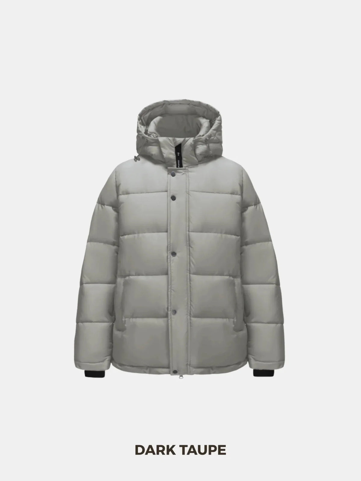 Chriss-Tians Men’s Warm Puffer Jacket – Detachable Hood Water-Repellent