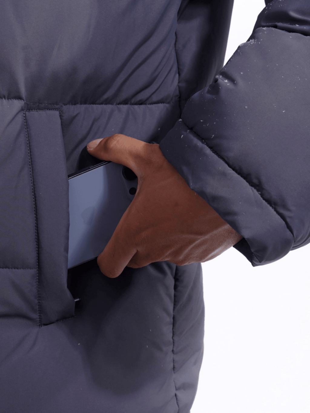 Chriss-Tians Men’s Warm Puffer Jacket – Detachable Hood Water-Repellent